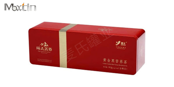 黑苦荞茶铁盒定制