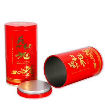 英红九号包装茶罐,茶叶铁盒包装设计