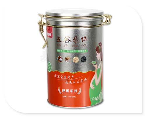五谷杂粮收纳铁罐子