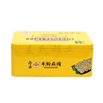 铁皮麻糖包装礼盒,麻花礼品铁盒制作,订制食品马口铁罐厂