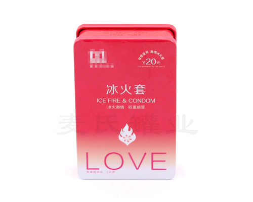 粉色冰火套铁罐