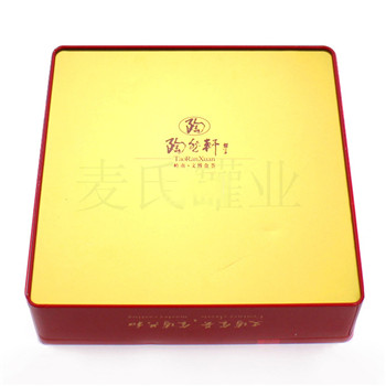 中秋月饼铁罐定制,方形空月饼铁罐